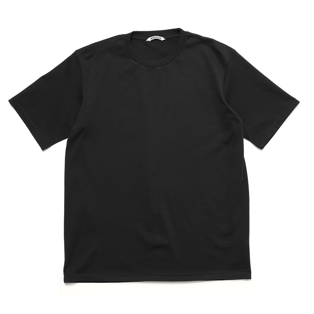 LUSTER PLAITING TEE BLACK