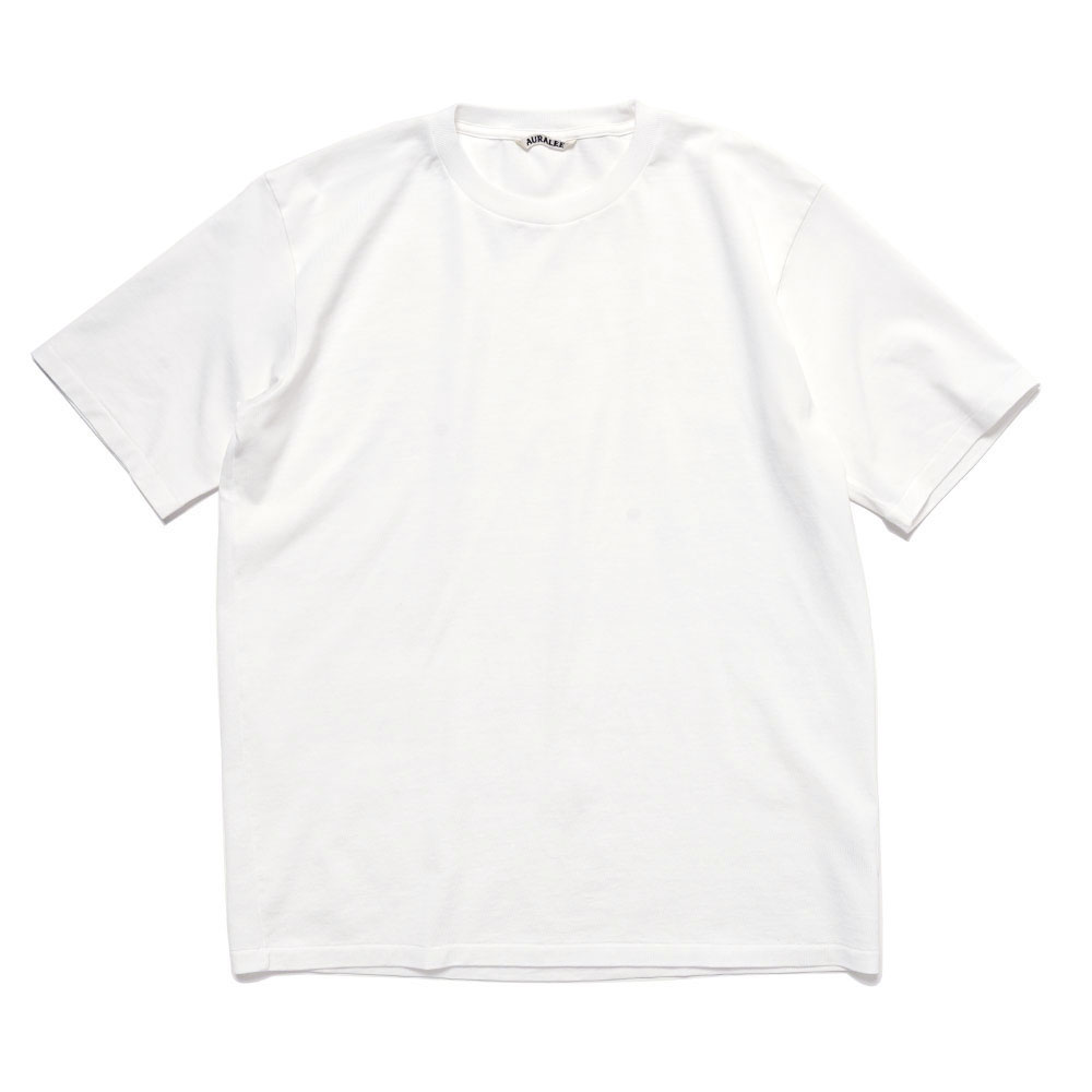 LUSTER PLAITING TEE WHITE