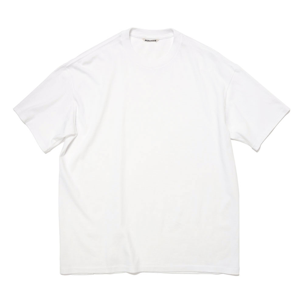 SEAMLESS CREW NECK TEE WHITE