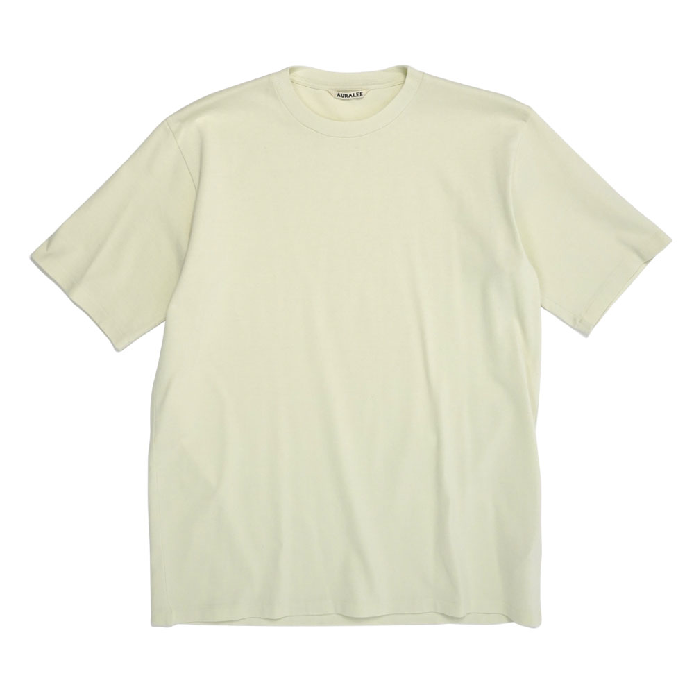 LUSTER PLAITING TEE IVORY PISTACHIO