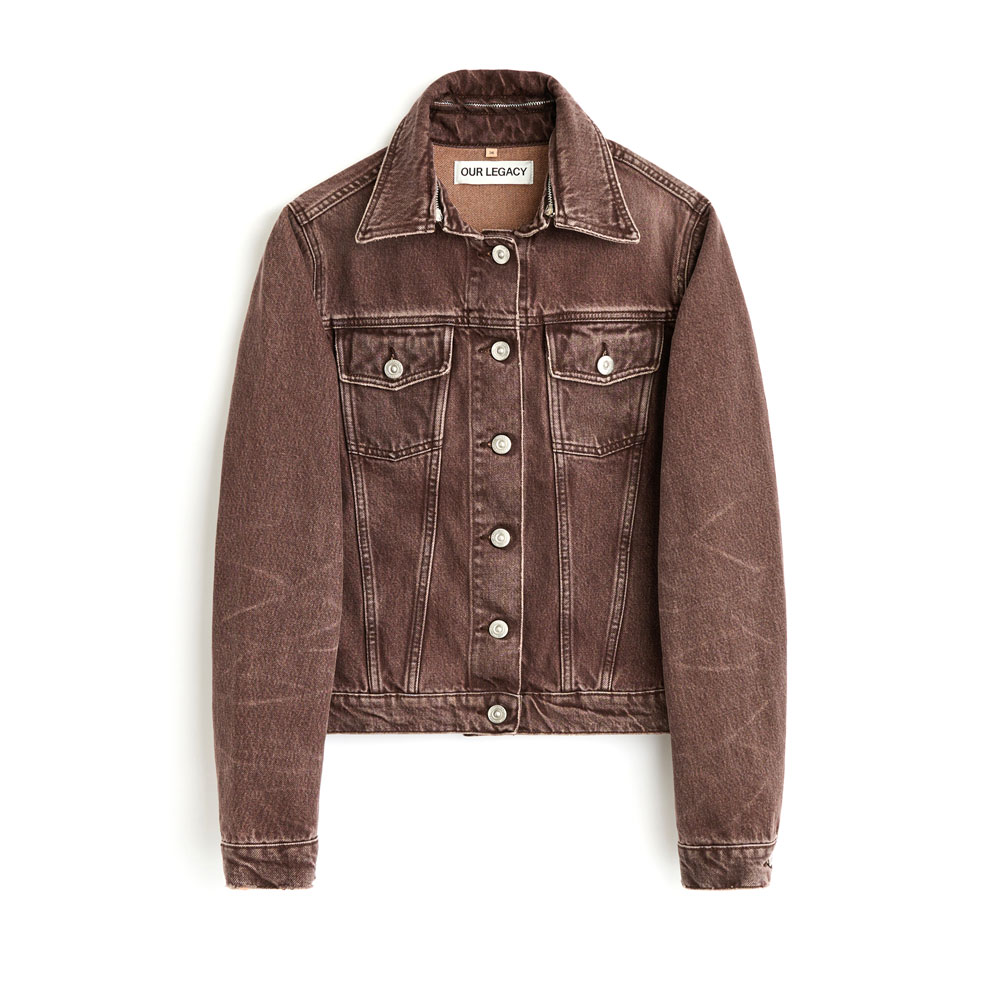 REVIVE JACKET OVERDYED CHOCO MELON