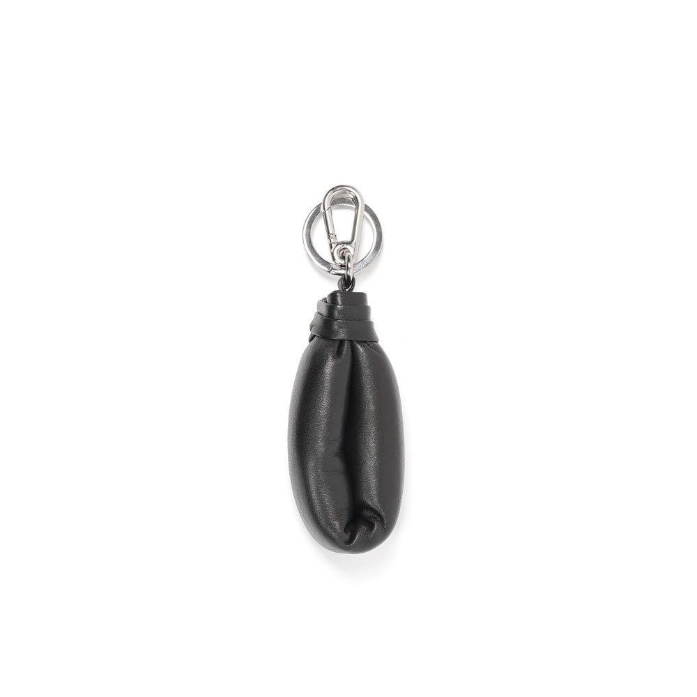 WADDED KEY RING HOLDER DARK CHOCOLATE