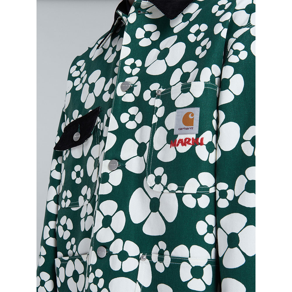 JKPT STORE / MARNI × CARHARTT WIP LONG SLEEVED FLORAL JACKET GREEN_