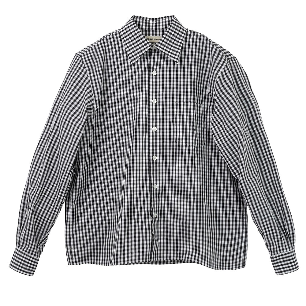 CAMPO SHIRT BLACK/WHITE GINGHAM CHECK