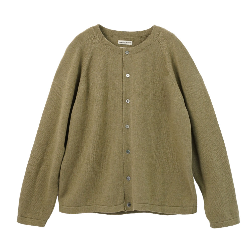 KNITTED CARDIGAN GREEN