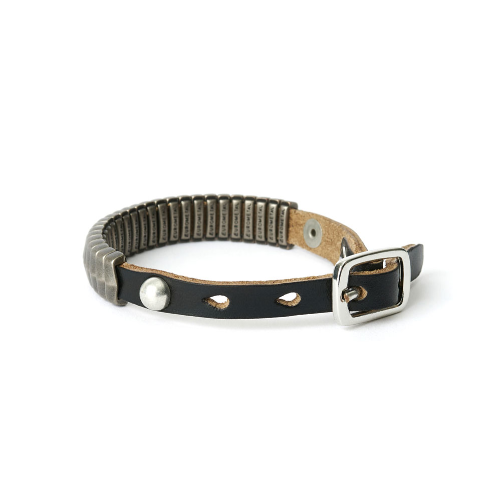 SPINE BRACELET BLACK CHROMEXCEL LEATHER