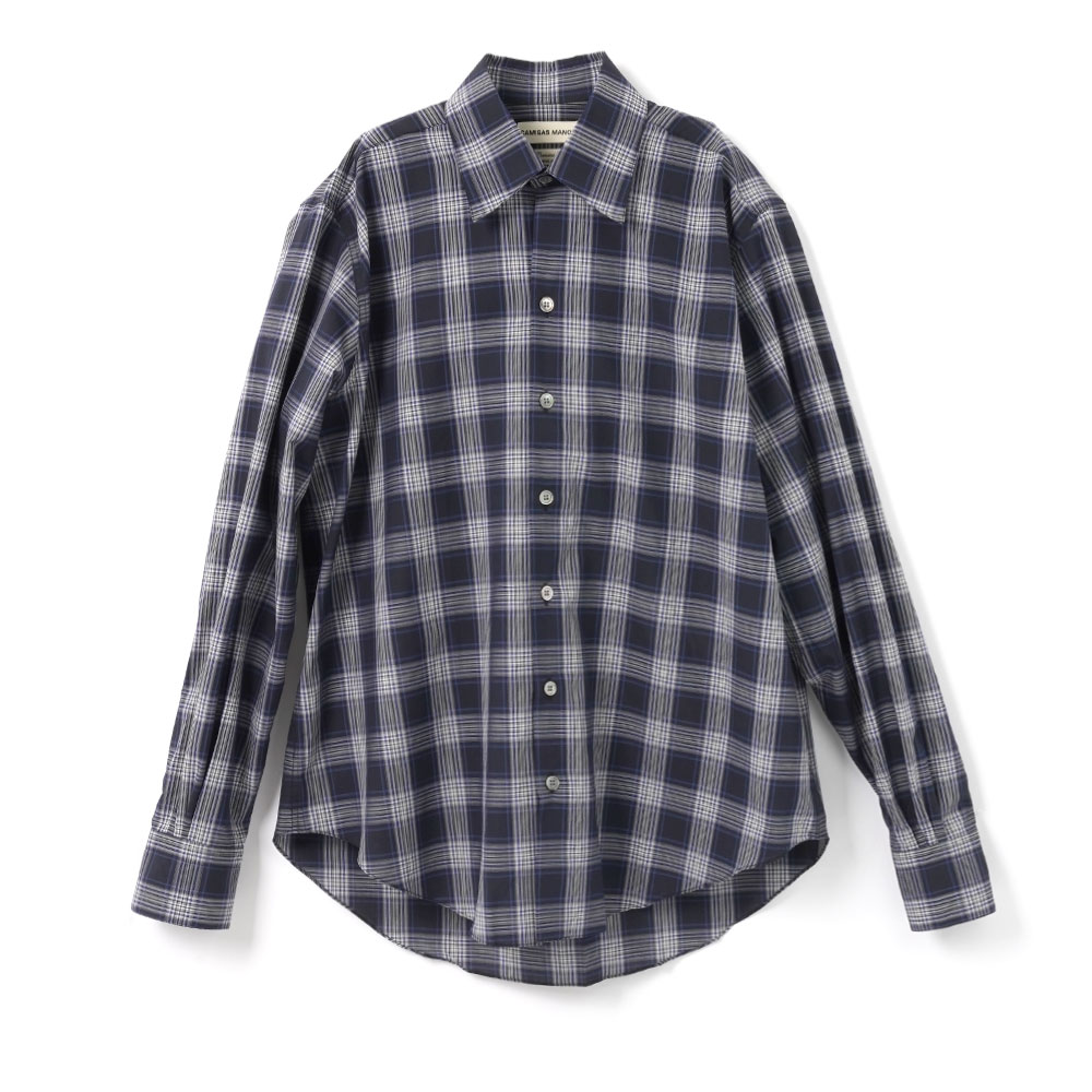 NORMAL SHIRT NAVY BLUE/WHITE CHECKS