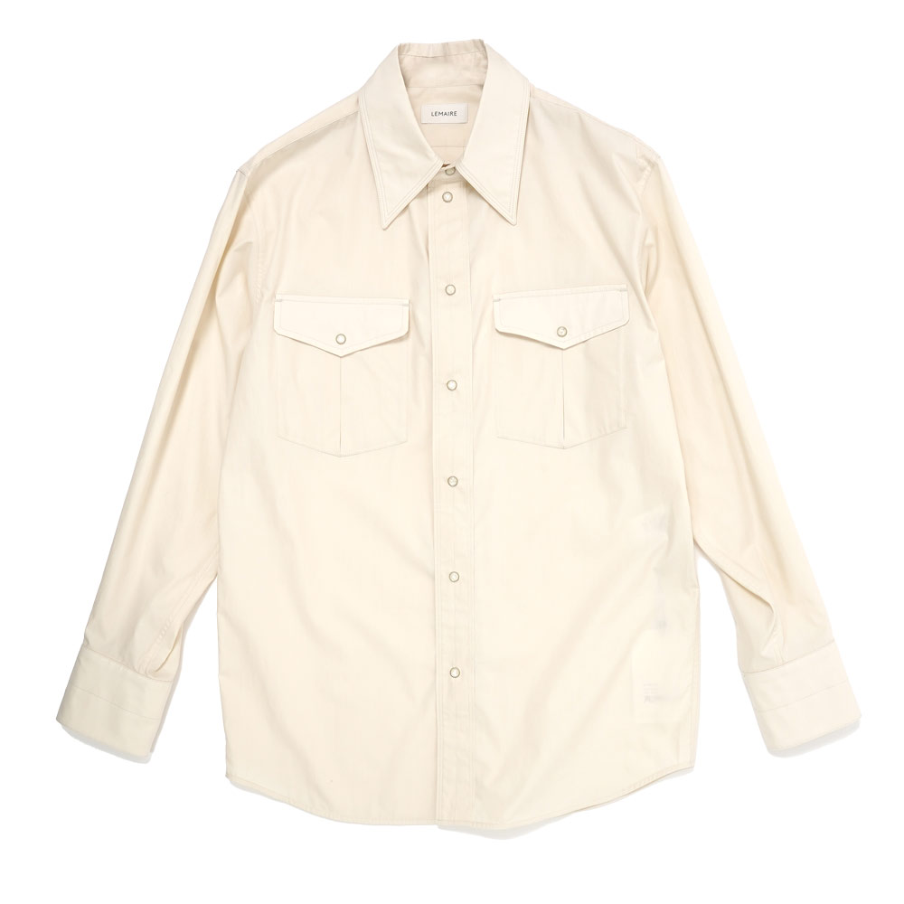 WESTERN SHIRT WITH SNAPS CREAM