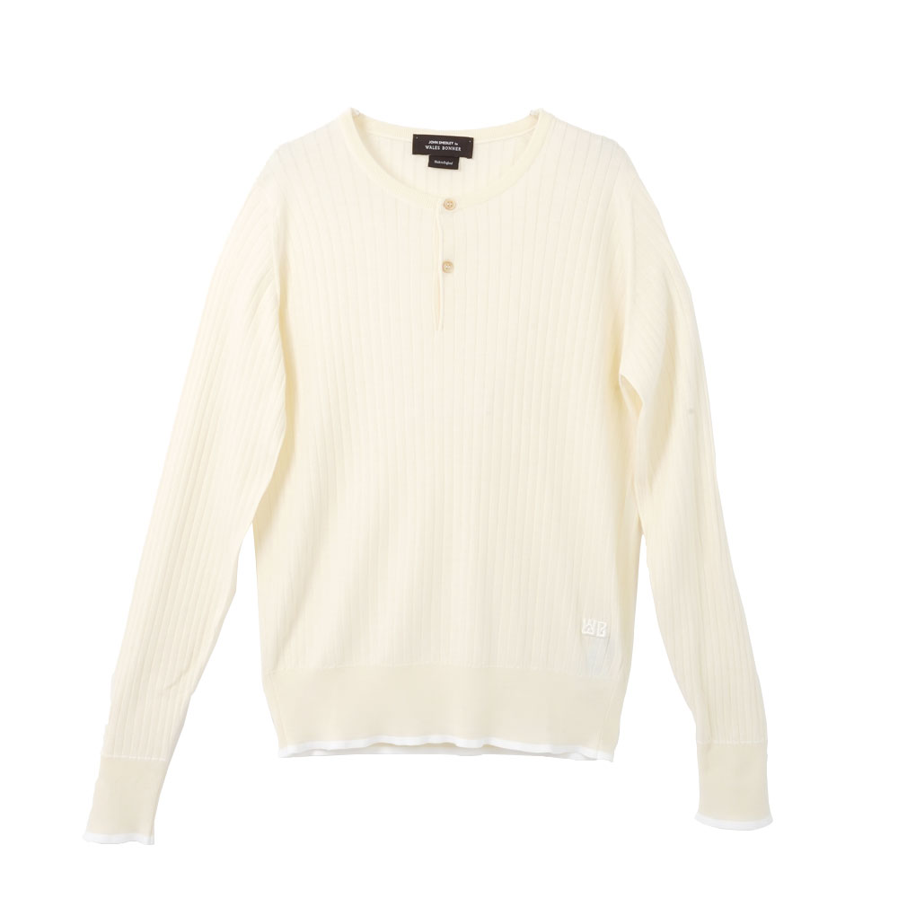 NILE JUMPER IVORY Produced in partnership with John Smedley