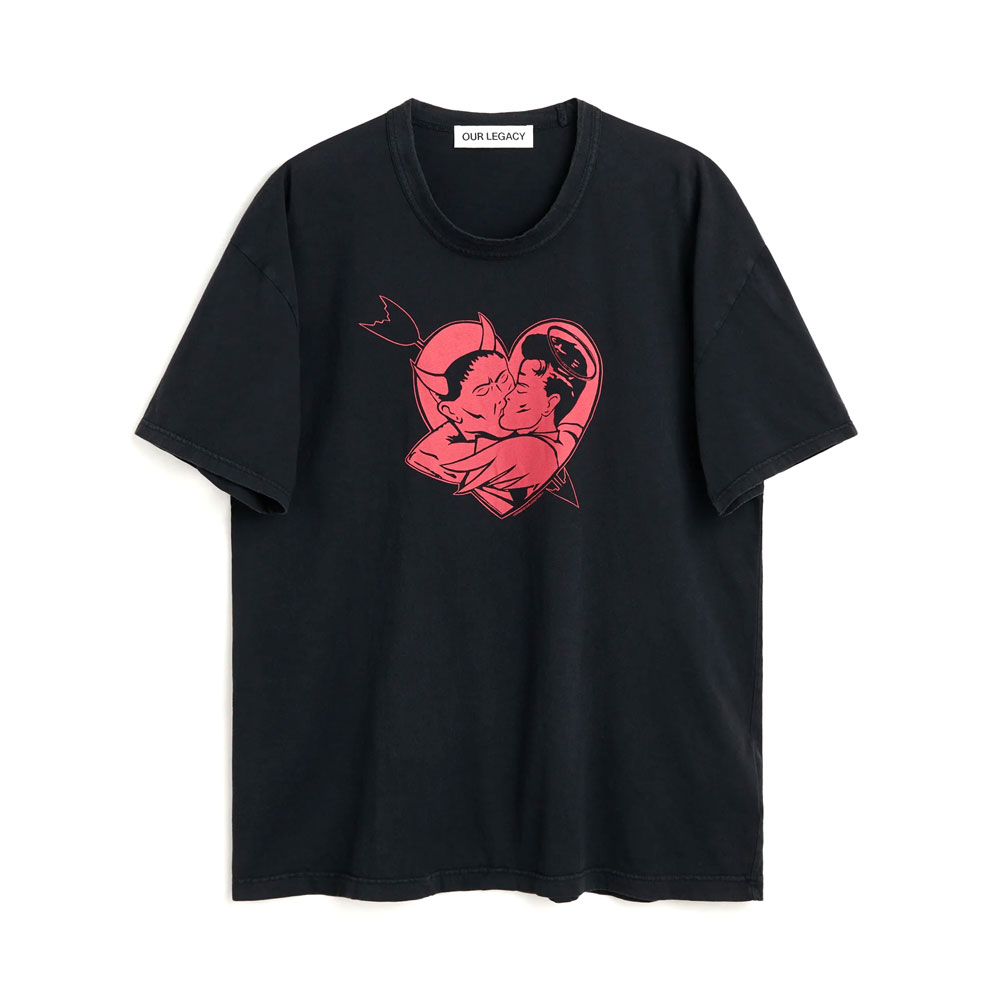 LOOSE T-SHIRT LOVE STORY PRINT