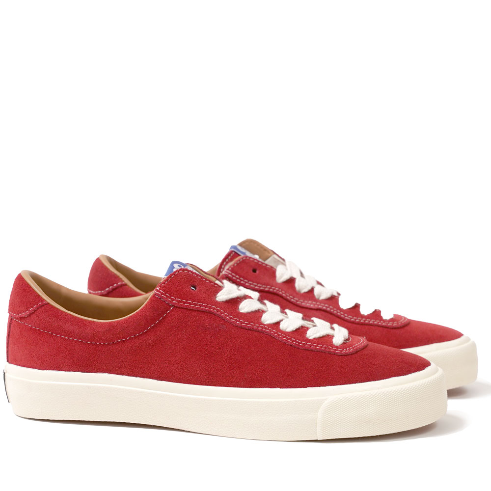 VM001 SUEDE LO OLD RED&WHITE