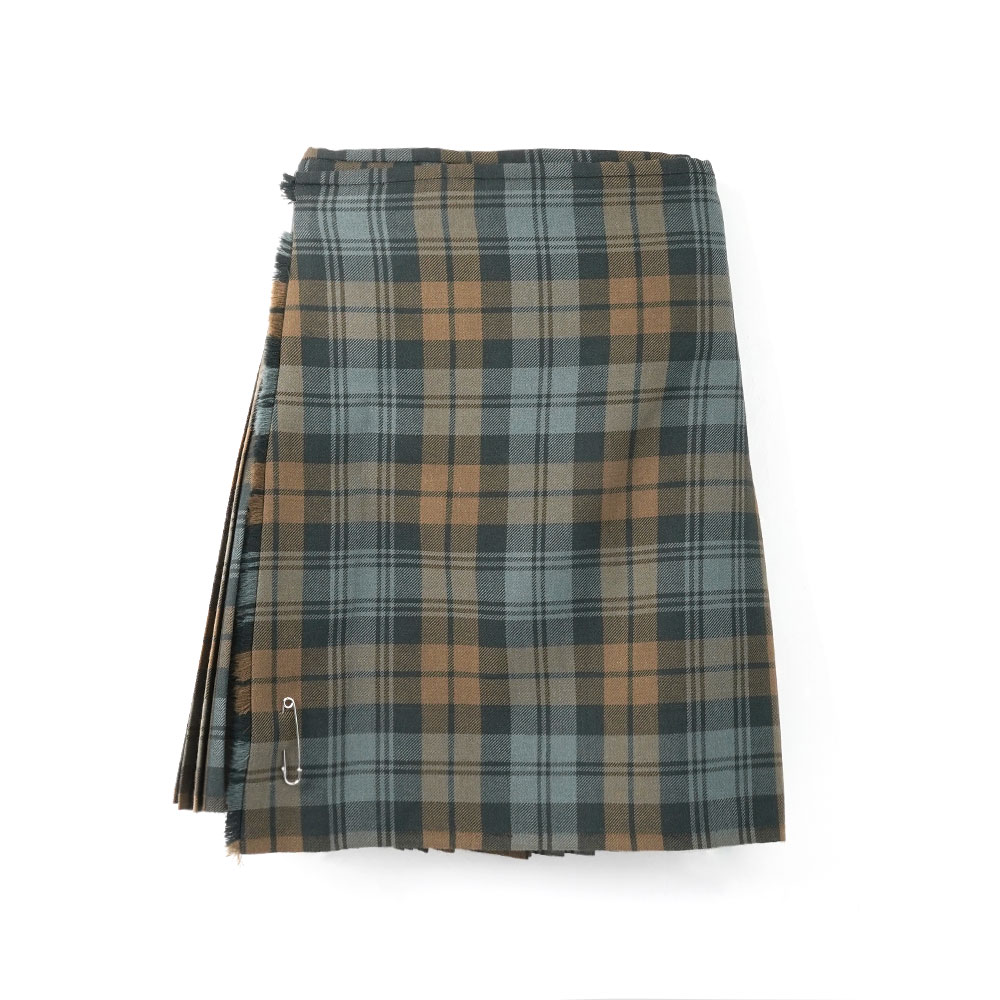 MENS CLASSIC TARTAN KILT BLACK WATCH WEATHERED