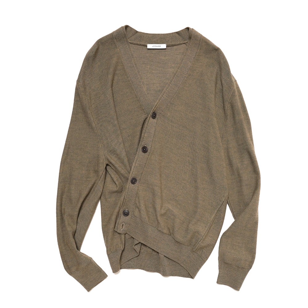 JKPT STORE / TWISTED CARDIGAN MUSTARD CHINE _