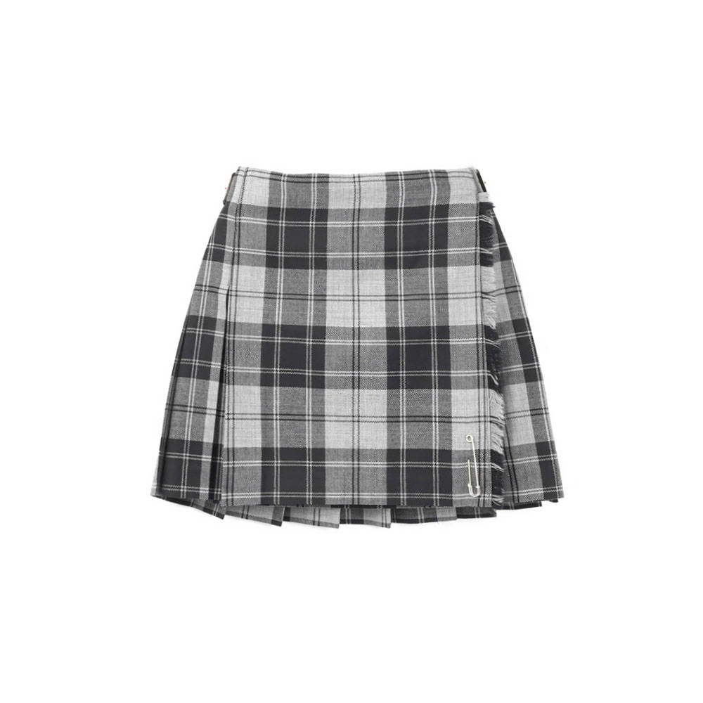 THE SHORT FINE GABERDINE KILT DOUGLAS GREY