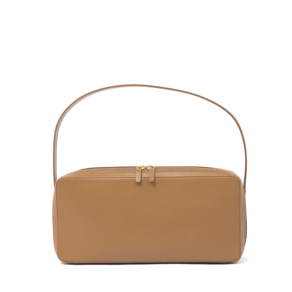 LEATHER SQUARE BAG MADE BY AETA A26SB05AE BROWN