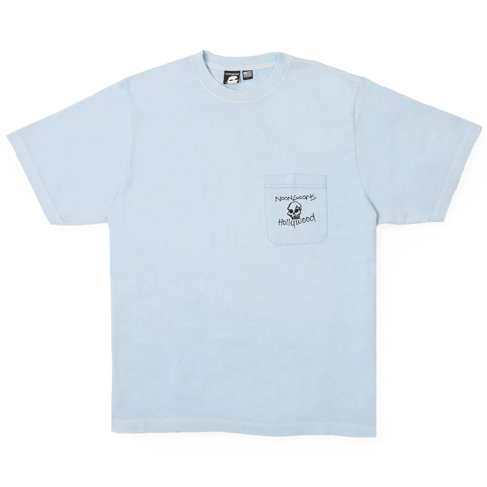 MADE IN HOLLYWOOD POCKET T-SHIRT PIGMENT BABY BLUE