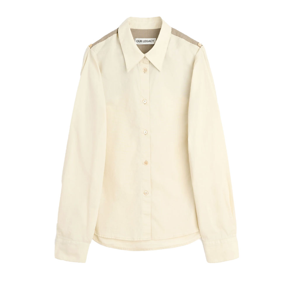 SLIP SHIRT EGGSHELL PLAINVIEW COTTON