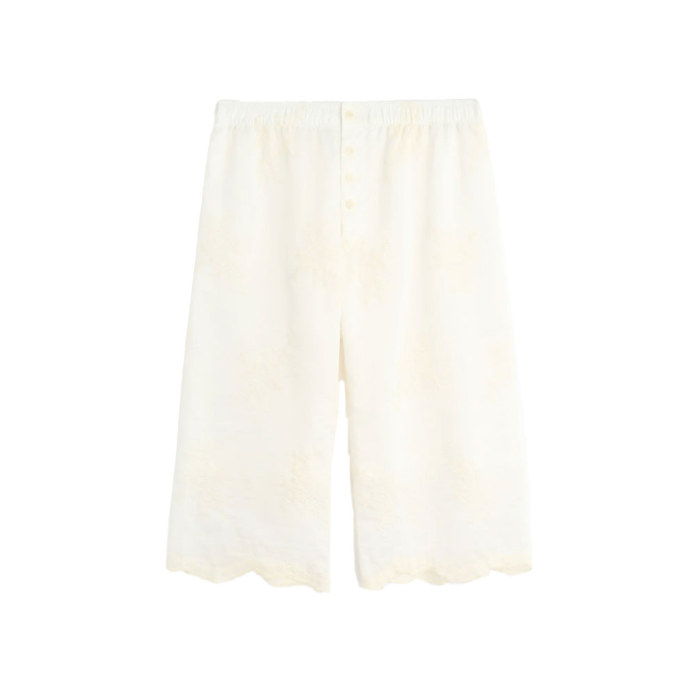 FRILL SHORT IVORY BLOOM ETHEREAL VEIL