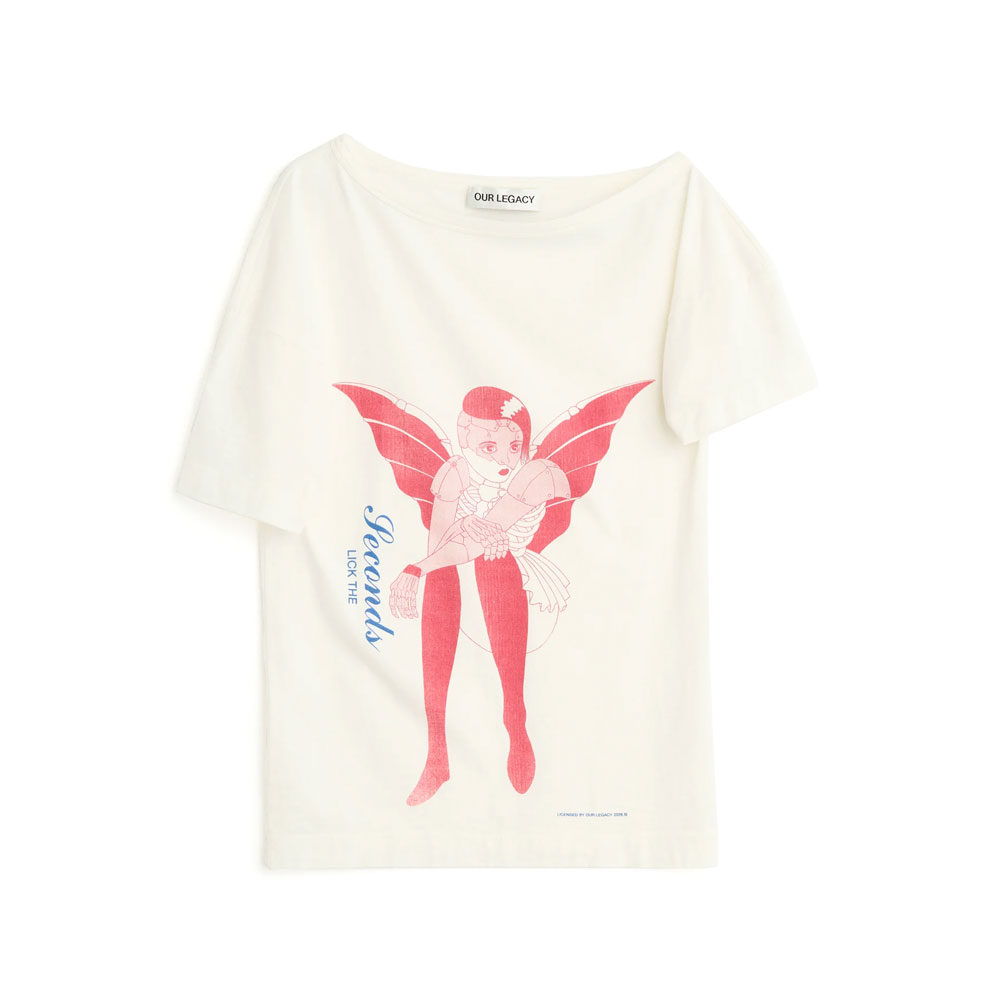 SLANT T-SHIRT CYBERNETIC DEMON PRINT