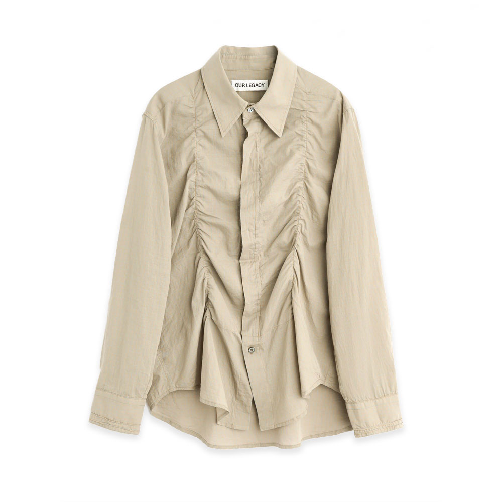 JUMBLE SHIRT FAINT CHECK COTTON GAUZE