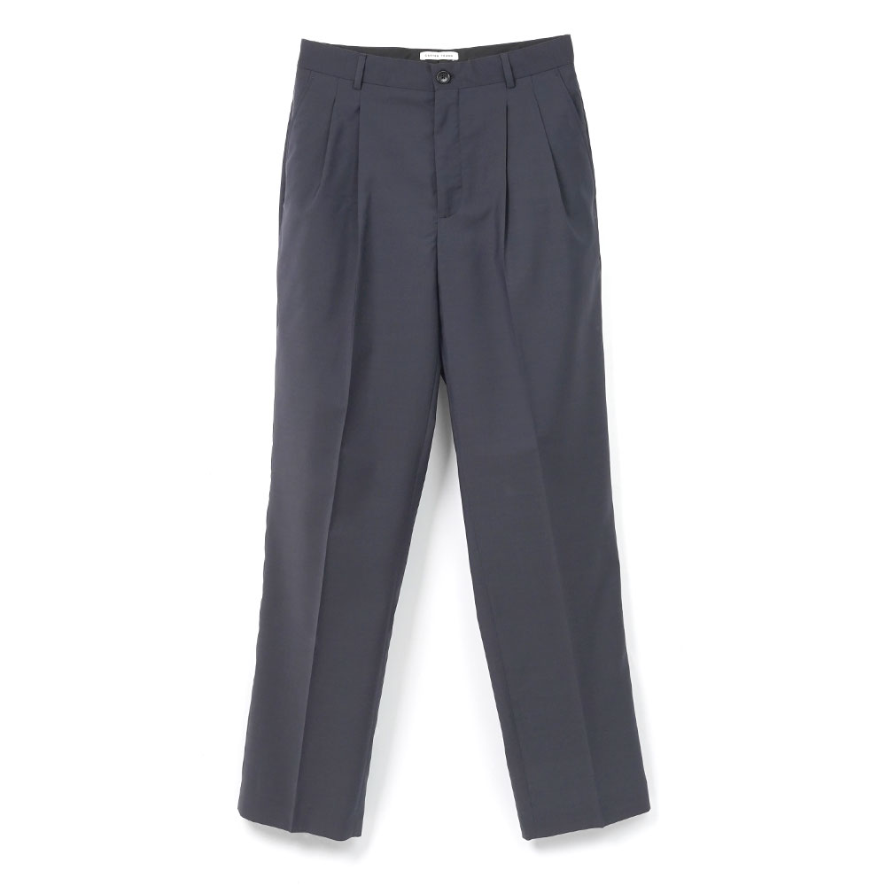 DOUBLE PLEATED TROUSER MIDNIGHT