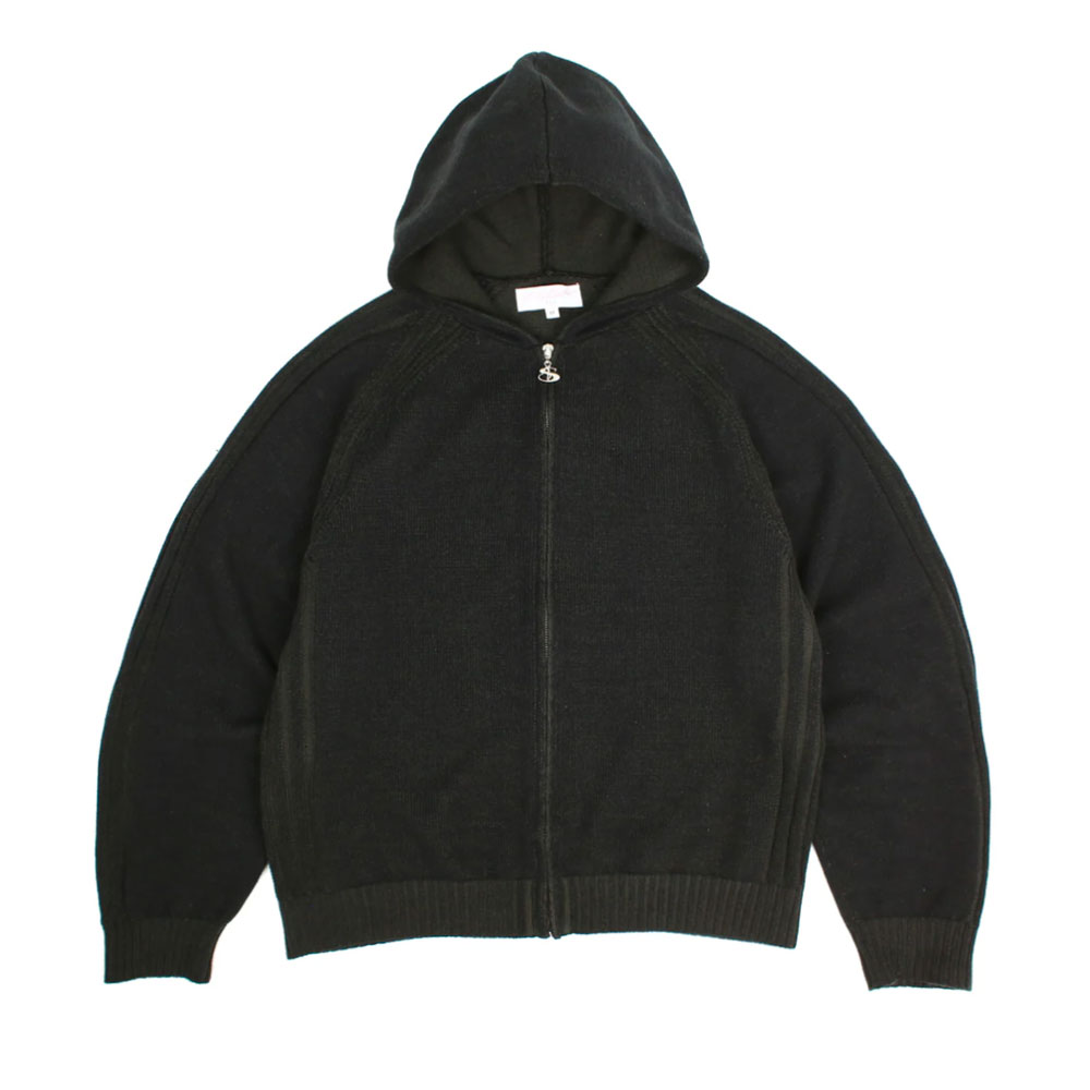 PHANTASY CHENILLE HOOD GREEN/BLACK