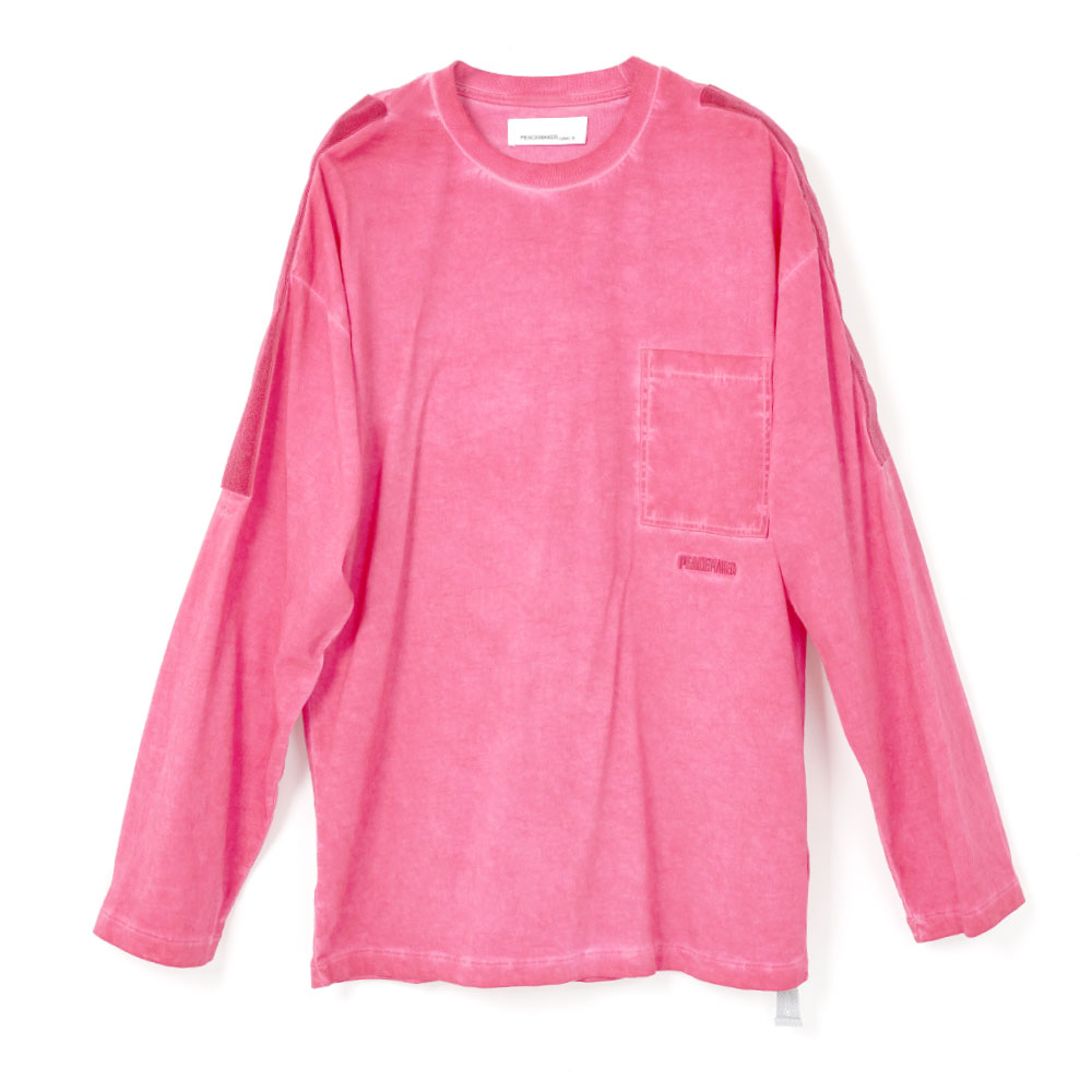 VELCRO APPLIQUE SWEATSHIRT CHERRY RED