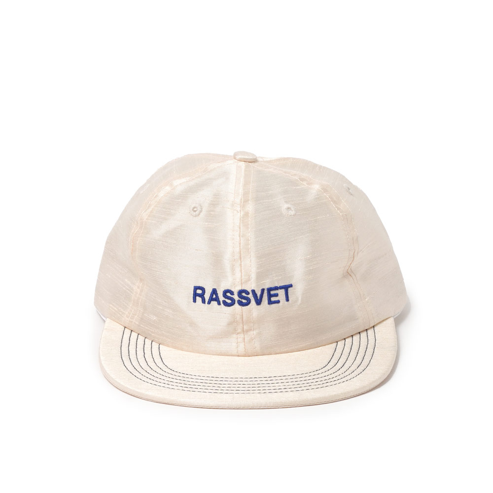 RASSVET LOGO 6-PANEL CAP WOVEN CREAM
