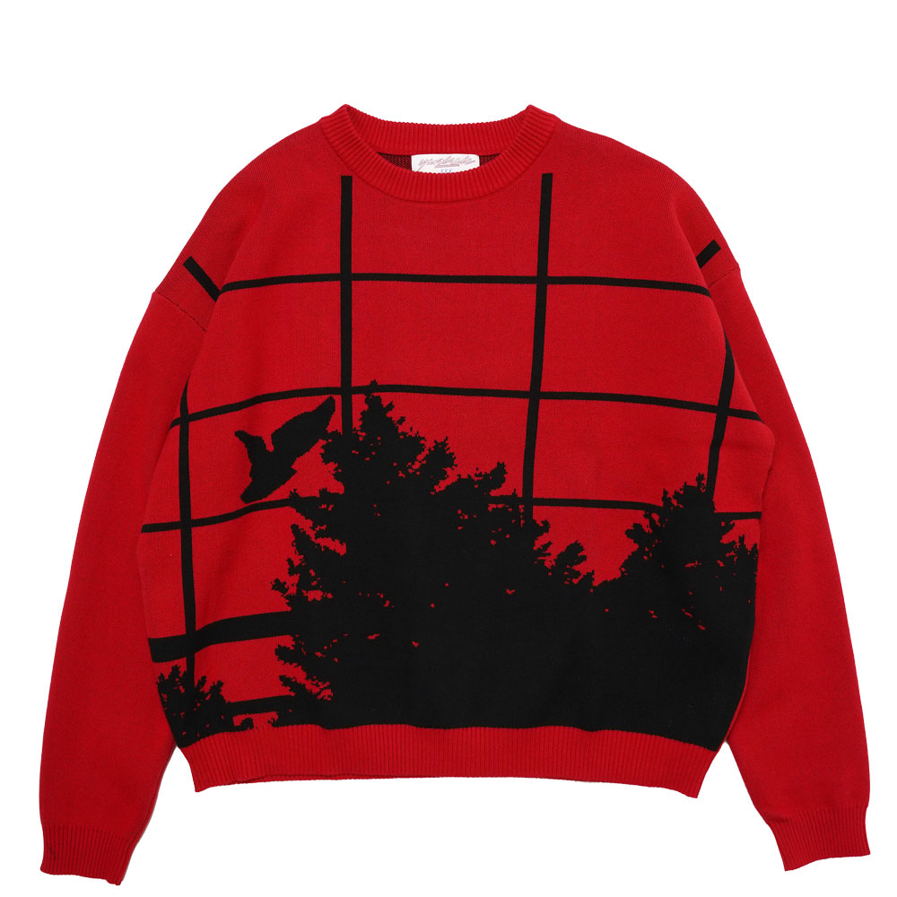 JKPT STORE / MOB KNIT RED