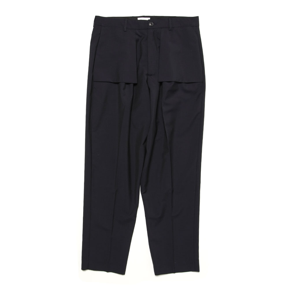LAYERED TROUSERS NAVY BLUE