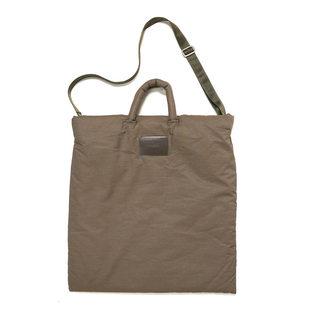 BIG PILLOW TOTE ARMY GREEN COTTON RIPSTOP