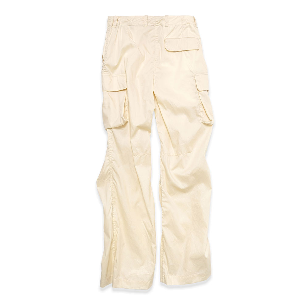 JKPT STORE / PEAK TROUSER PEARL BEIGE COTTON CHINZ