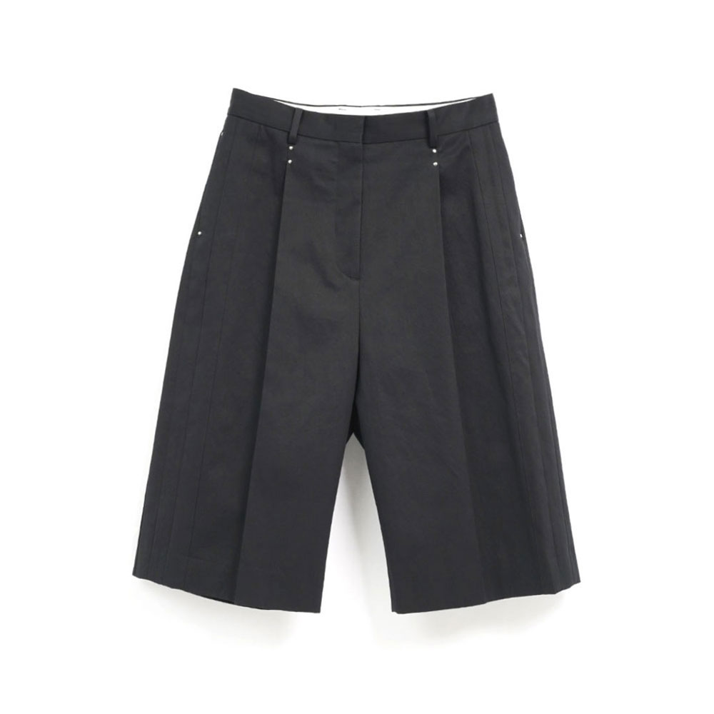 HIGH COUNT CABA/TAILORED SHORTS BLACK