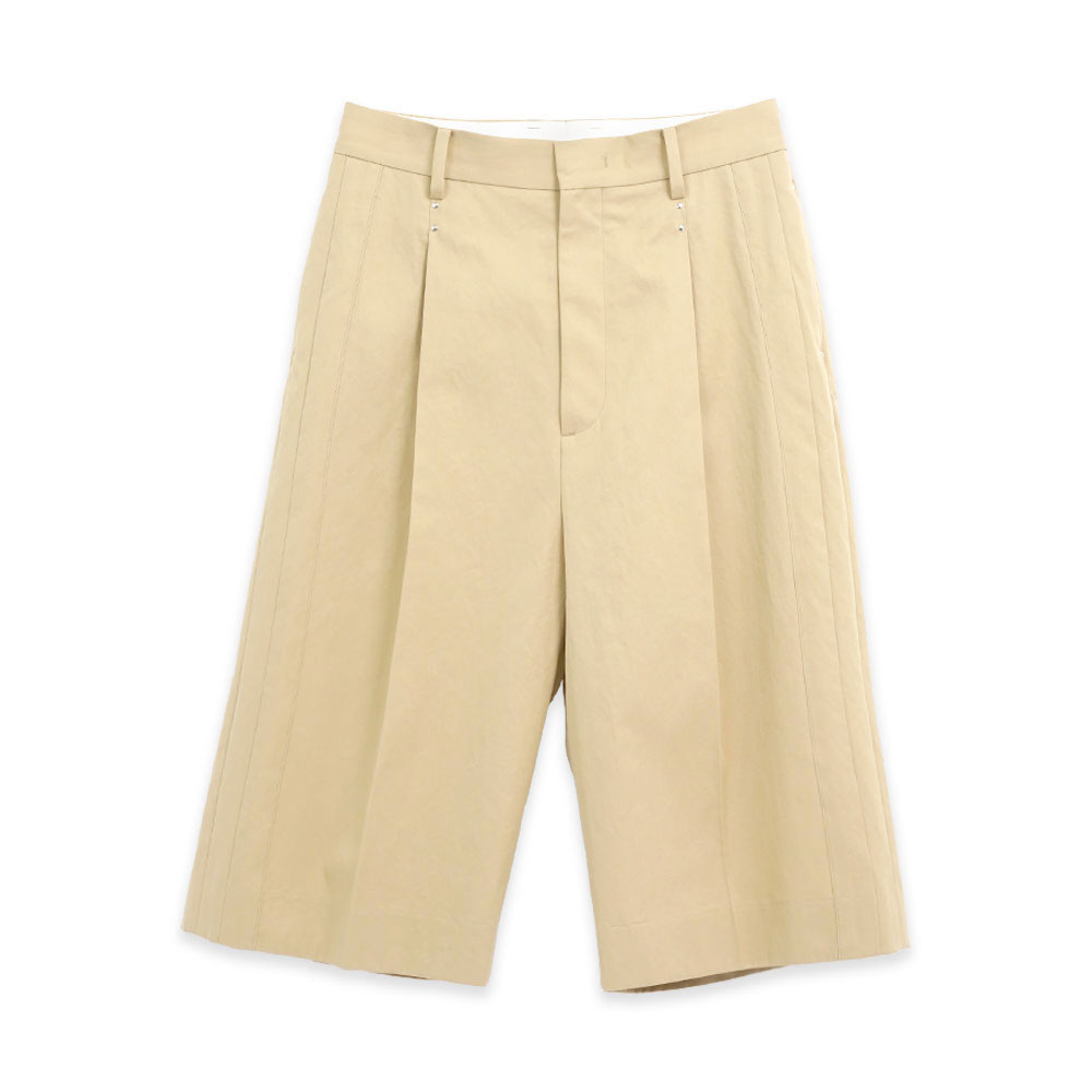 HIGH COUNT GABA/TAILORED SHORTS SAND (MEN)