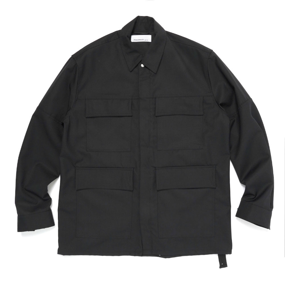 POCKET LOOSE SHIRT BLACK