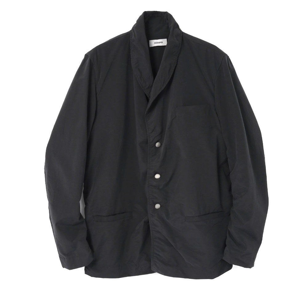 NYLON RUSHED JACKET BLACK