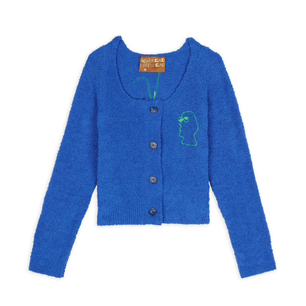 MANTIS PILL CARDIGAN ROYAL BLUE