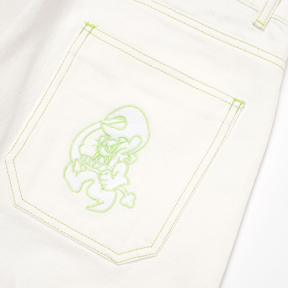 JKPT STORE / GOBLIN JEANS WHITE/GREEN