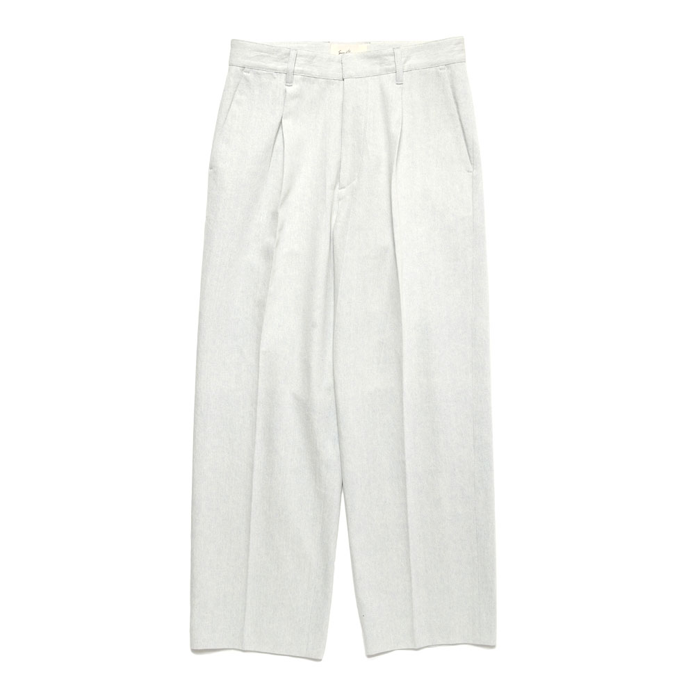 VELLUTO PLEATED TROUSER COLD STONE