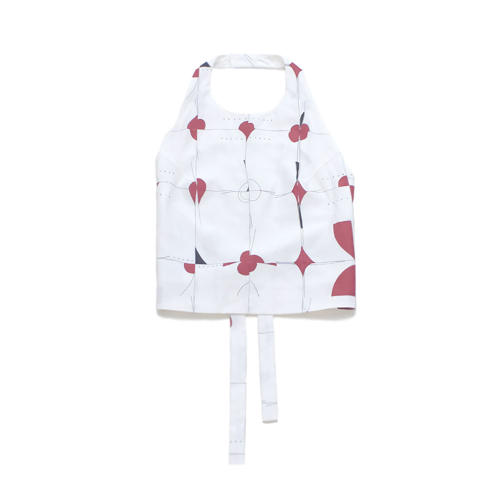 COSMO SE/CO PRINT/HALTER NECK TOP SACRED HEART