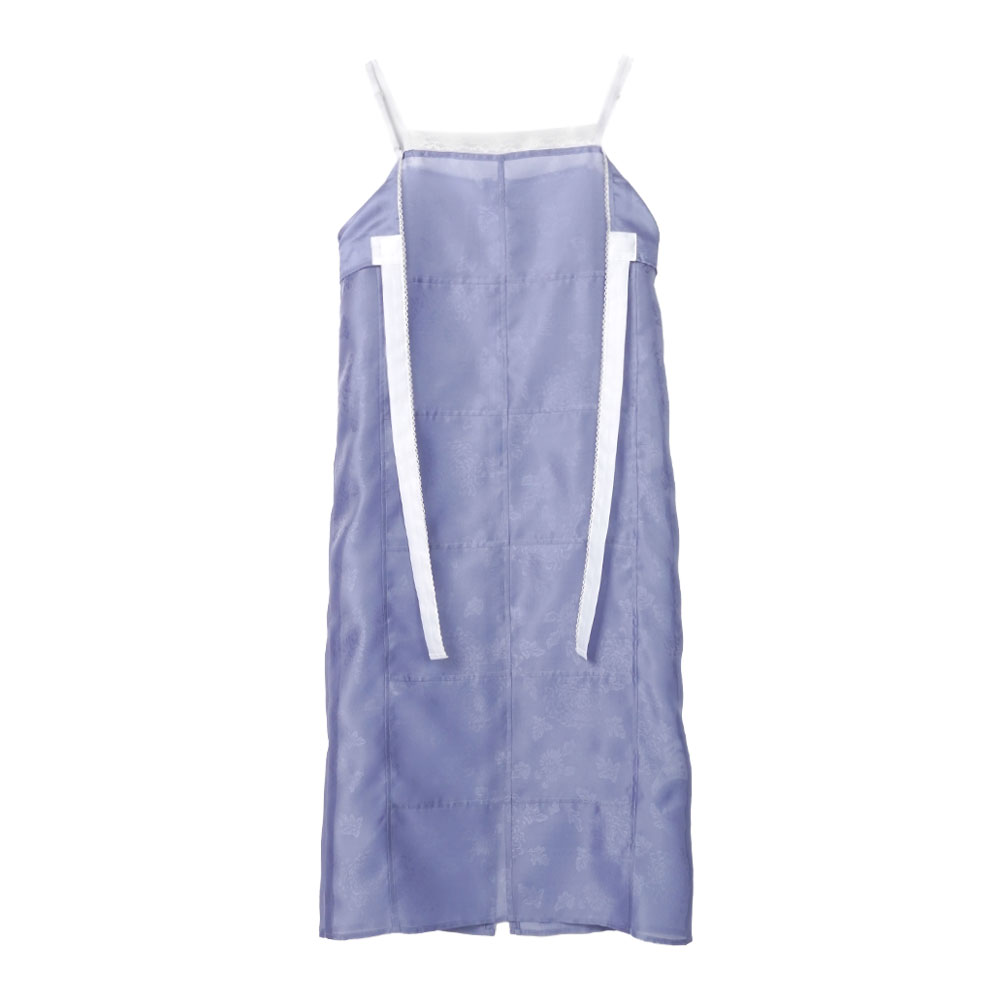 HARITAGE ORGANDY/CAMI DRESS PALE PURPLE BLUE