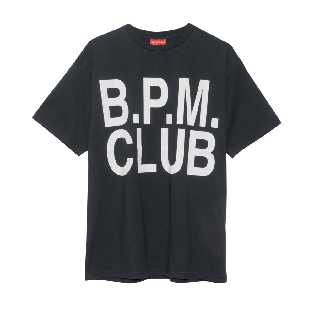 BPM CLUB T-SHIRT BLACK