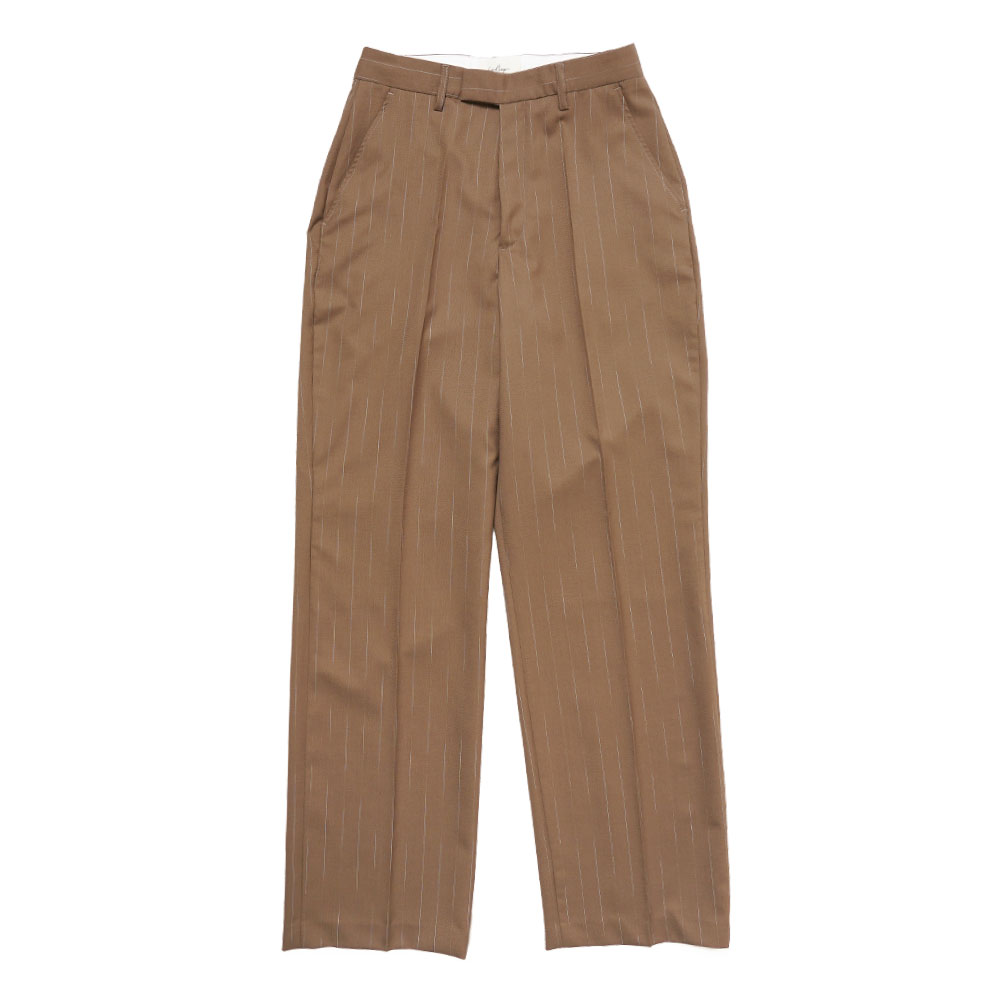 RELAXED PRIMO TROUSER BROWN PINSTRIPE