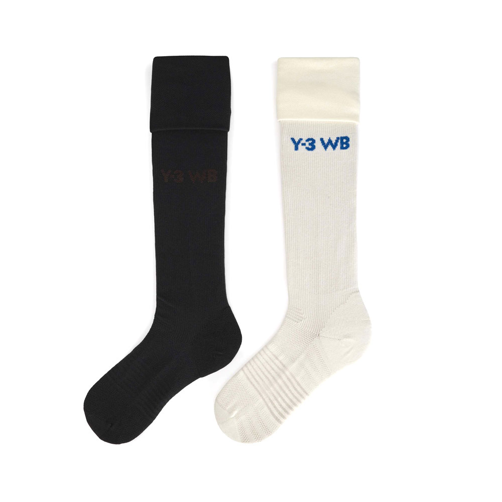WB Y3 FTBL SOCK KG4889 OWHT