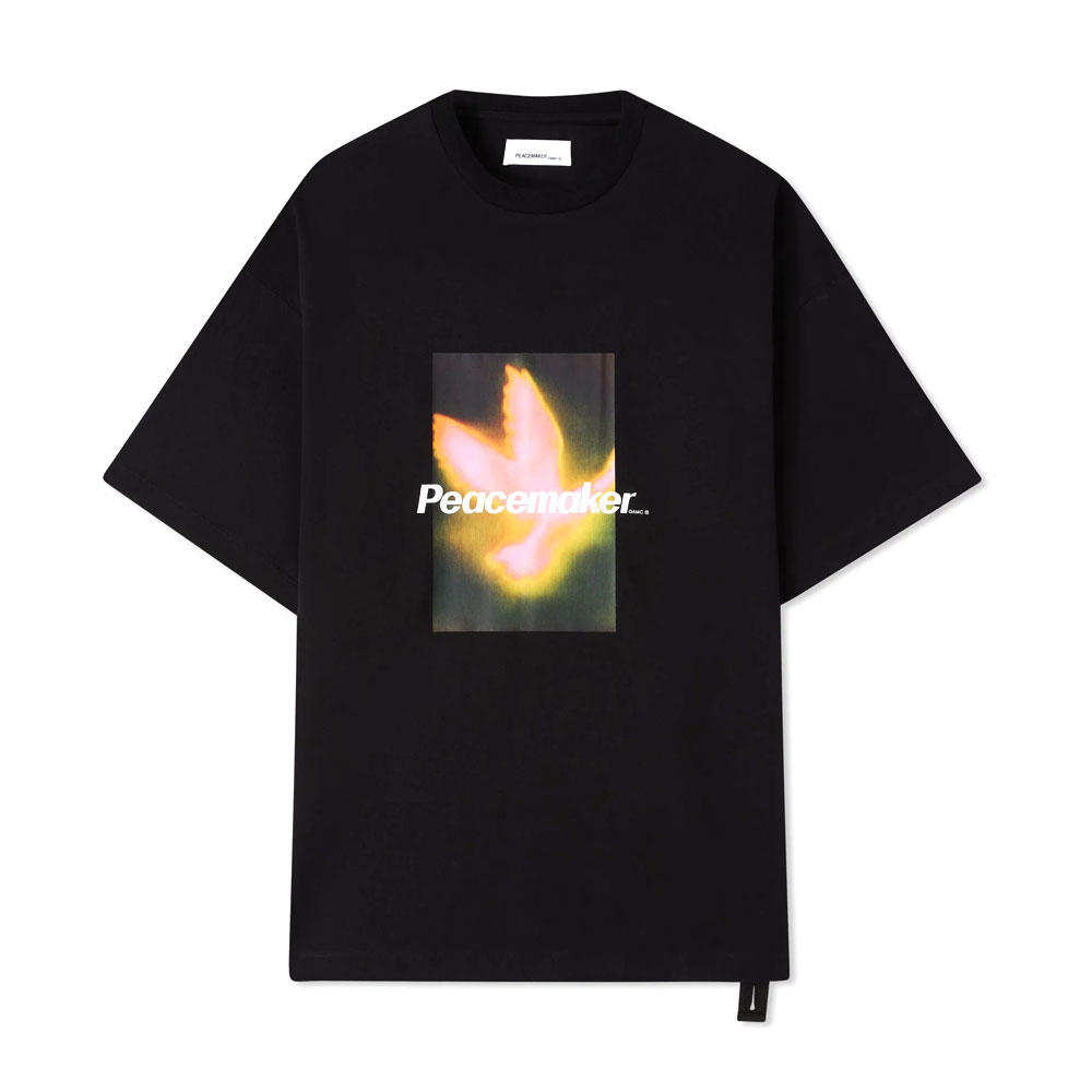 PEACEMAKER BIRD S/S TSHIRT BLACK