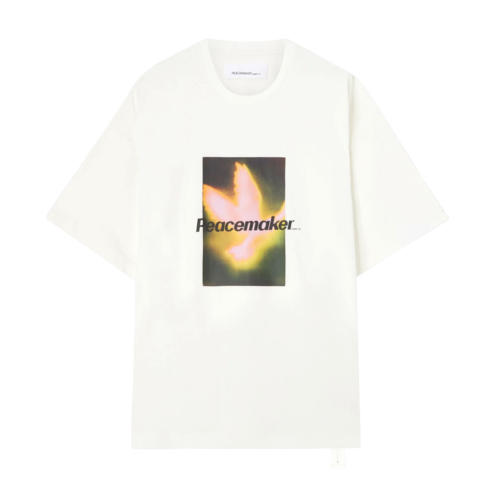 PEACEMAKER BIRD S/S TSHIRT SNOW WHITE