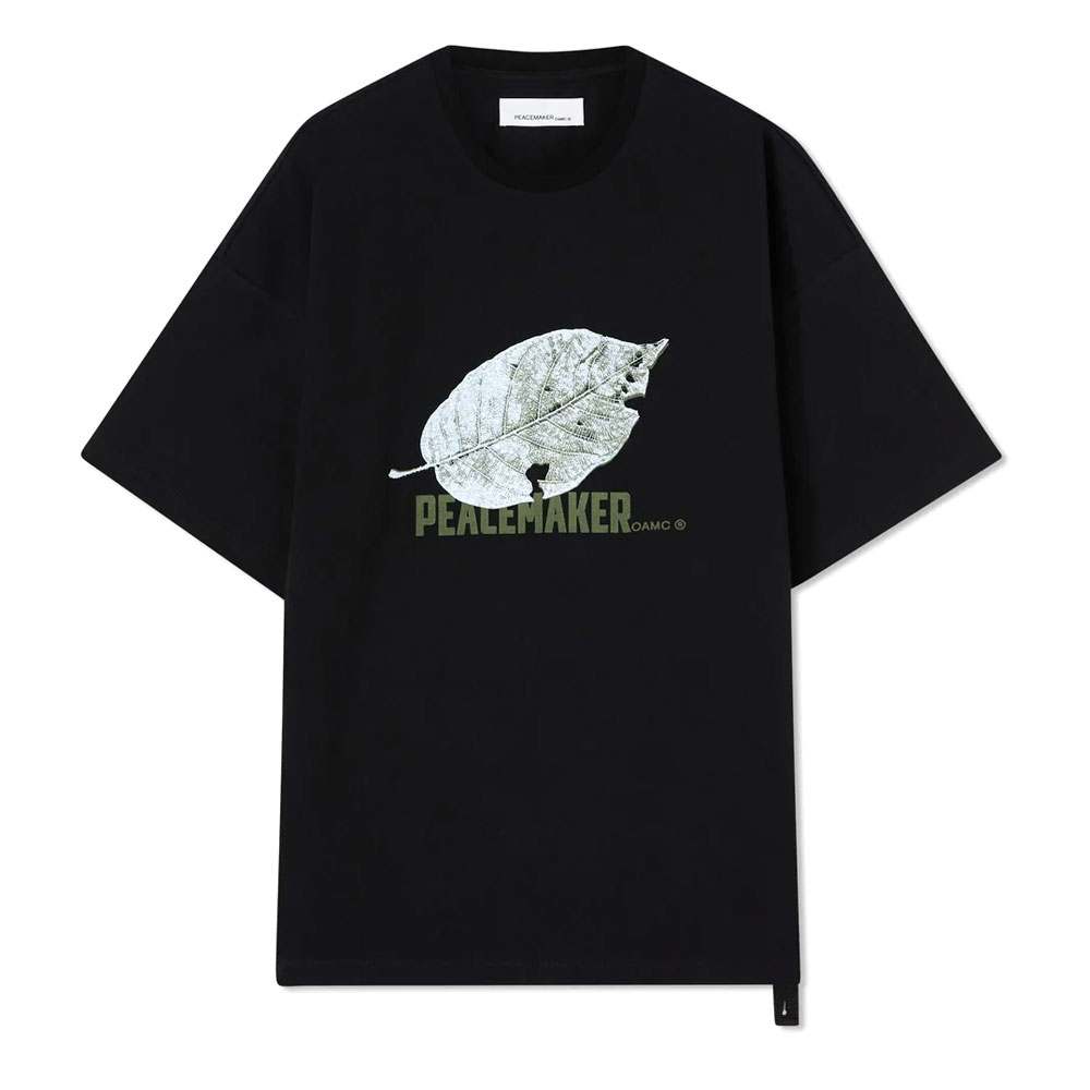 PEACEMAKER LEAF S/S TSHIRT BLACK