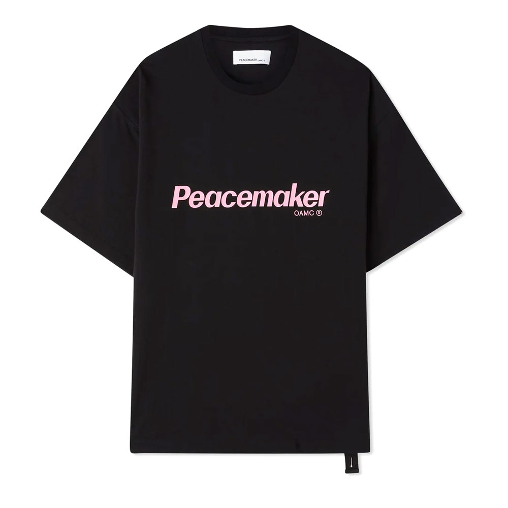 PEACEMAKER FLOWER S/S TSHIRT BLACK