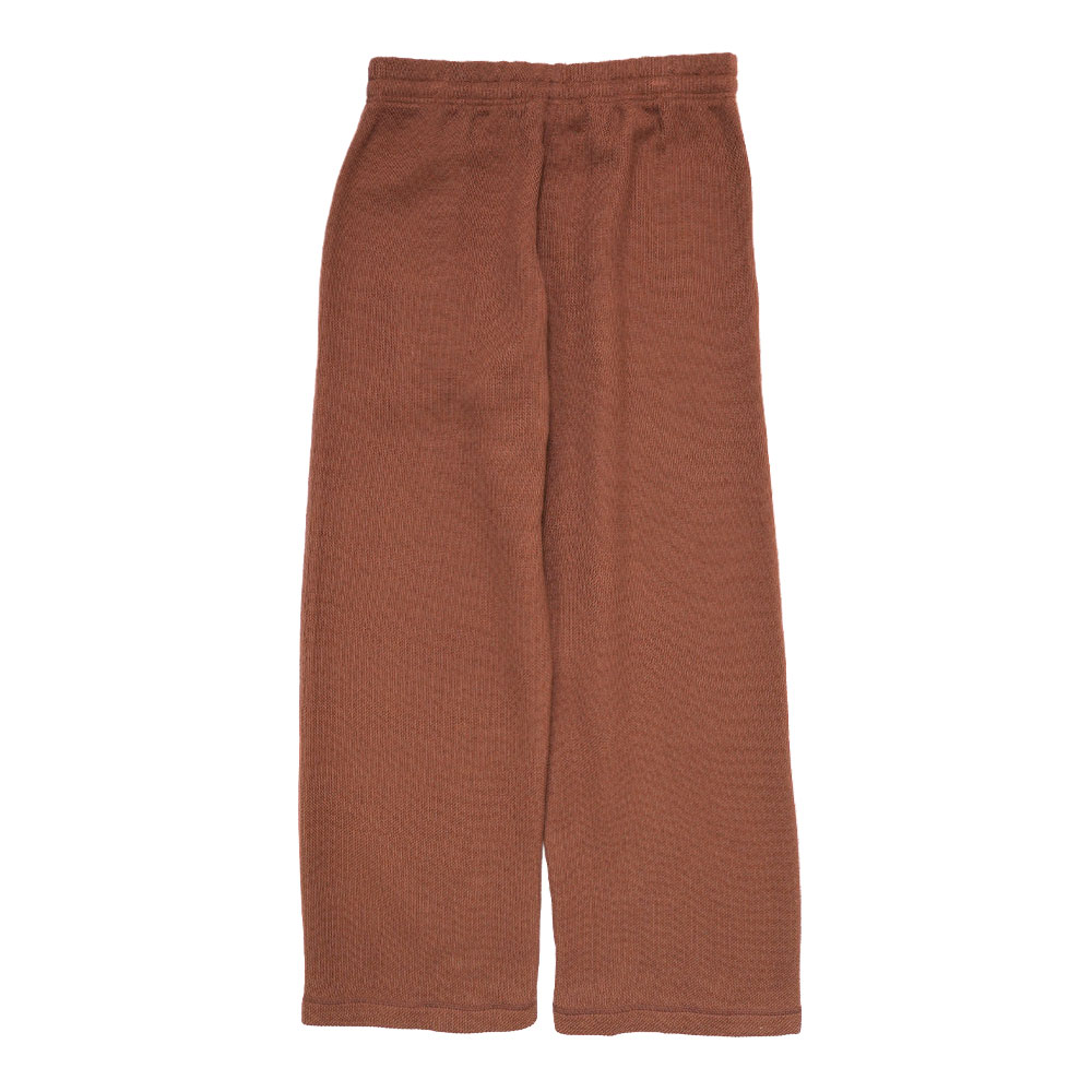 REDUCED TROUSERS RUST RED PANAMA COTTON