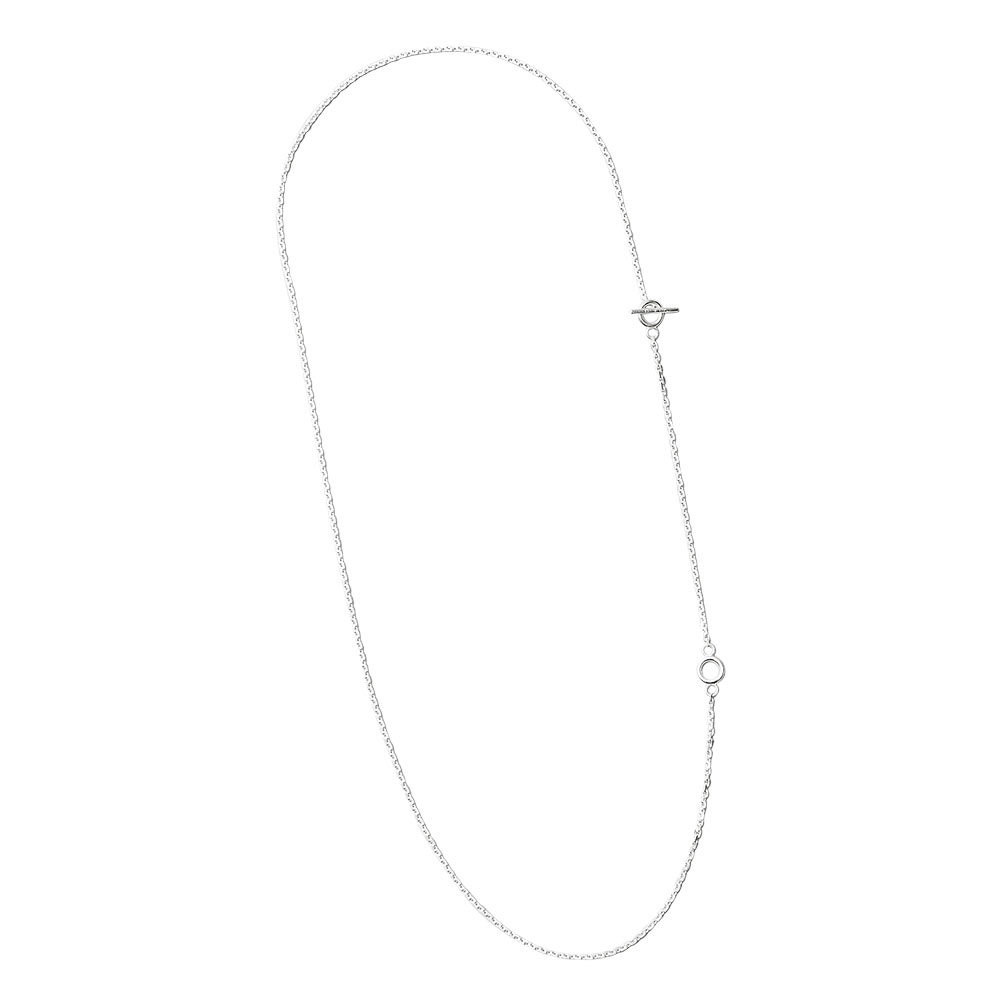 STRING NECKLACE 101361 POLISHED SILVER